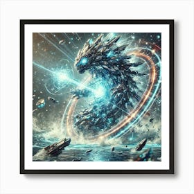 Crystal Leviathan 7 Art Print