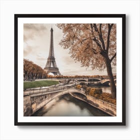 Paris Eiffel Tower Art Print