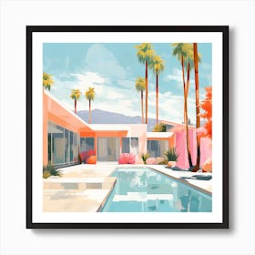 Aidyrose Palm Springs Vintage Architecture Mid Century Modern V 8f4bd4fd 4c50 40b6 B929 637728dcd384 043835 Art Print