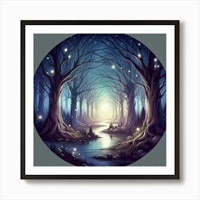 Moonlit Magic 4 Art Print