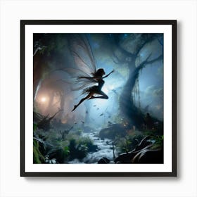 Flying Fairy Art Print