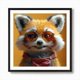 Red Panda 10 Art Print