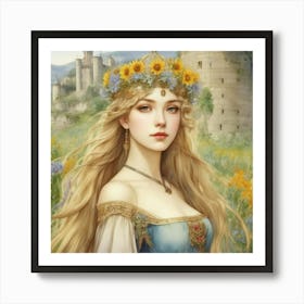 Medieval Princess Art Print