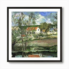 Claude Monet Oil Painting Landscape Illustration 1 Art Print