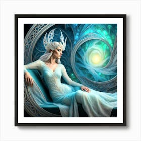 elf queen's portal Art Print