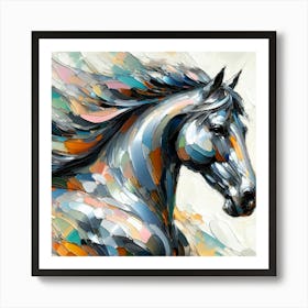 Creative Horse Beauty Illustration Nr 71 Art Print