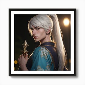 Portrait Of A Chinese Assassin Art Print