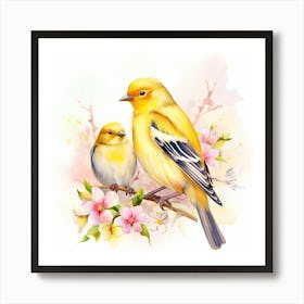 Yellow Goldfinch American Goldfinch Mother's Day Art Print