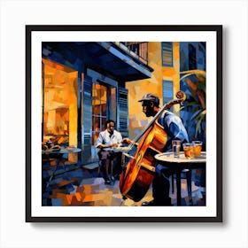 Jazz Musicians In New Orleans 2 Art Print