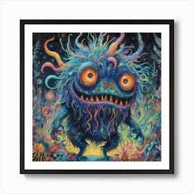 Monsters In The Night Art Print