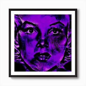 Marilyn Monroe Face Art Print