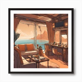 Horizon Travelers Club -BAR Art Print