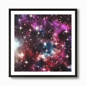 Galaxy Nebula Art Print