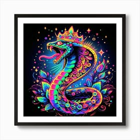 Psychedelic Cobra 5 Poster