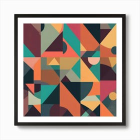 Abstract Geometric Pattern 3 Art Print