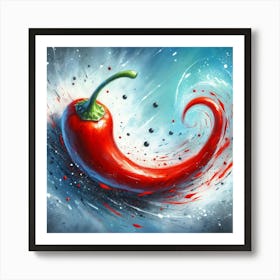 Fiery Dance, A Symphony Of Color And Spice 2 Art Print