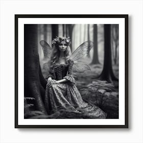 Fairy In The Forest 28 Art Print