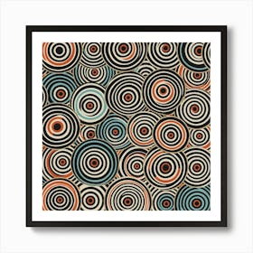 Abstract Circles 8 Art Print