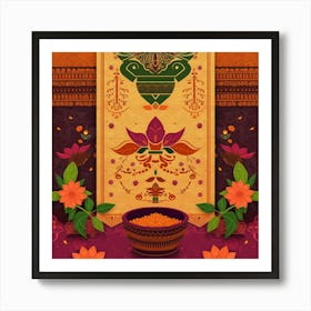 Indian Festival Art Print