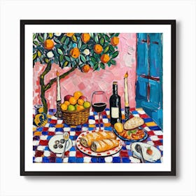 Trattoria Della Sera Trattoria Italian Food Kitchen Art Print