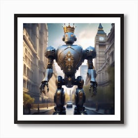 King Of Robots 1 Art Print