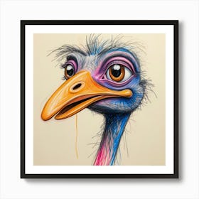 Ostrich 5 Art Print