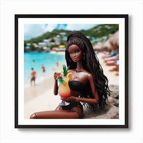 Barbie vacation in Grenada Art Print