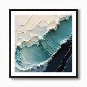 Abstract Of A Wave 2 Art Print