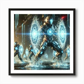 Cascade Sovereignty Scifi Crystal Defenders Art Print