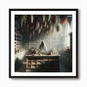 Witch's Shop Art Print