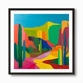 Abstract Travel Collection Mexico 1 Art Print