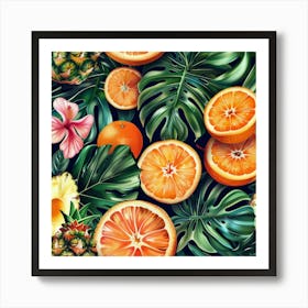 Tropical Fusion (4) Art Print