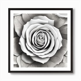 White Roses Art Print