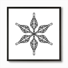 Snowflake 36 Art Print