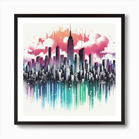 New York City Canvas Print 2 Art Print