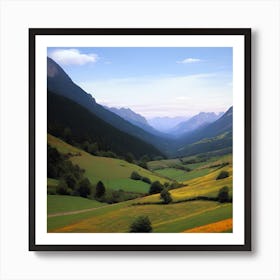 Swiss Alps Art Print