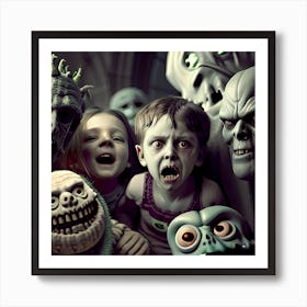 Monsters Art Print