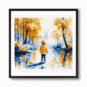 Child In The Woods Art Print