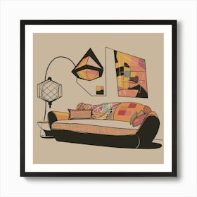 Living Room 1 Art Print