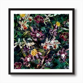 Secret Garden 2 Square Art Print