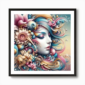 Fractal Art 4 Art Print