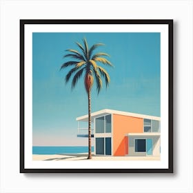 House On The Beach Art Print