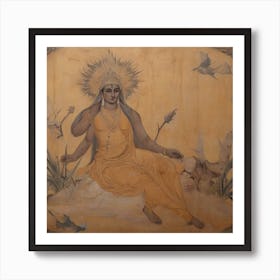 Krishna Art Print