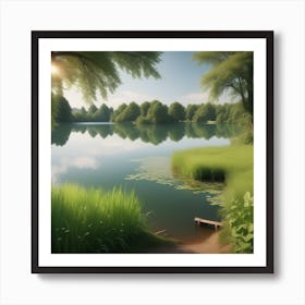 Landscape Painting 228 Art Print