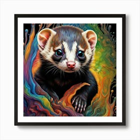 Ferret 1 Art Print