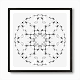 Dot Mandala 06 Art Print