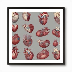 Human Heart Art Print