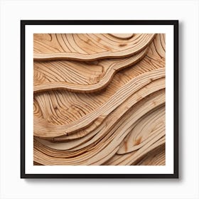 Realistic Wood Flat Surface For Background Use Miki Asai Macro Photography Close Up Hyper Detaile (1) Art Print