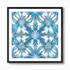 Abstract Floral Pattern Art Print