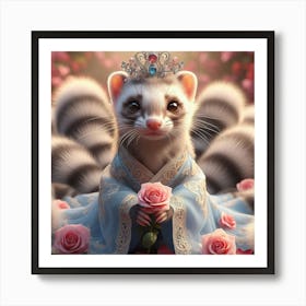 Princess Rat Art Print